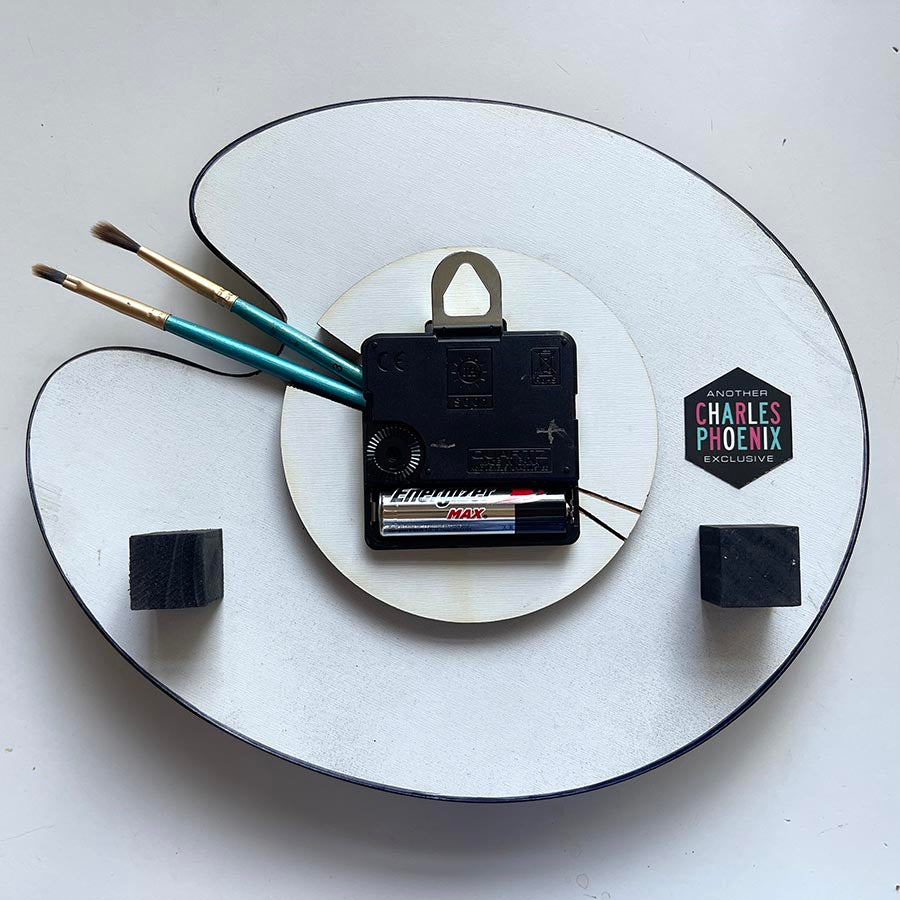 Artist Palette Wall Clock